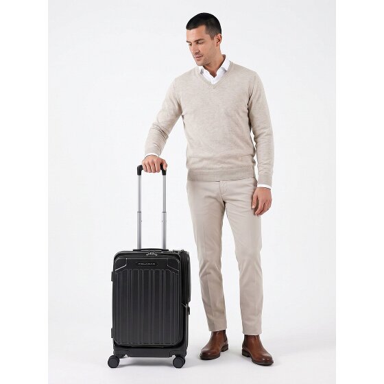 Piquadro PQ-Light 4 wheels Cabin suitcase 55 cm Laptop compartment