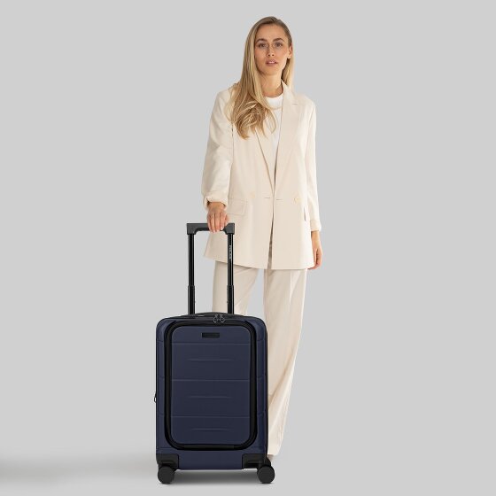 Police London 4 wheels Cabin trolley 55 cm Laptop compartment with expansion pleat