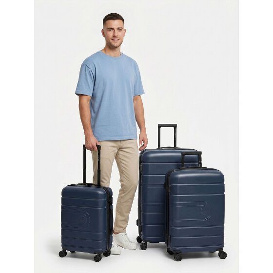 Redolz Essentials 11 4 wheels Suitcase set 3-piece with expansion pleat