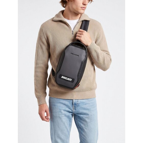 Piquadro Rover Leather Sling Bag, 29 cm