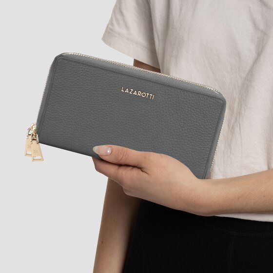Lazarotti Bologna Leather Wallet RFID protection Leather 20 cm