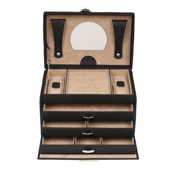 Windrose Beluga Jewelry box Leather 24.5 cm