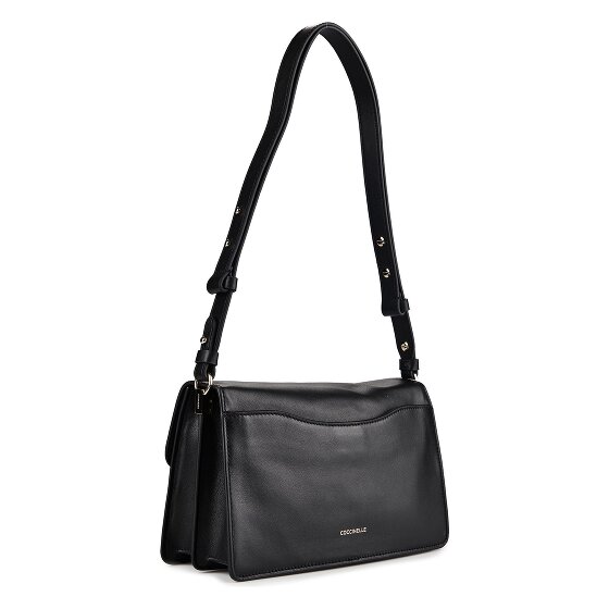 Coccinelle C-Me Shoulder Bag Genuine Leather 26 cm