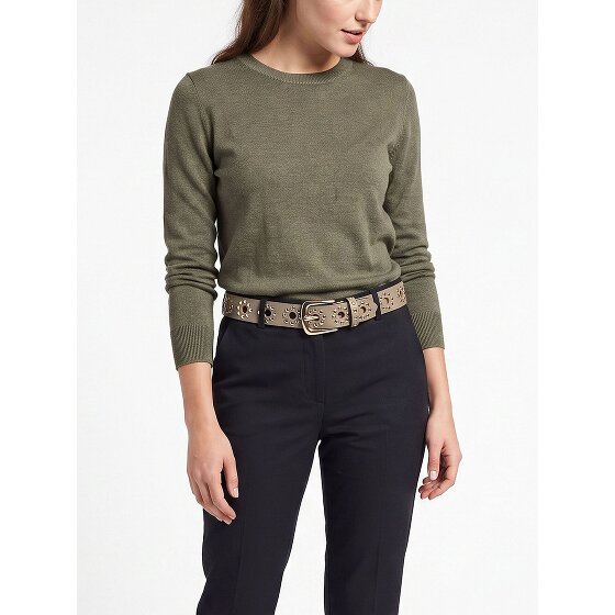 b.belt Studded belt Genuine Leather