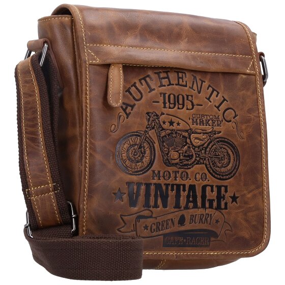 Greenburry Vintage Cafe Racer shoulder bag leather 23 cm