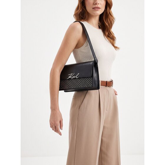 Karl Lagerfeld Signature Shoulder Bag 25.5 cm