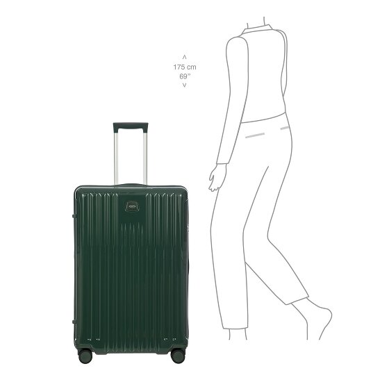 Bric's Positano 4 wheels Trolley 78 cm with expansion pleat