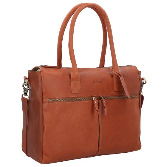 Burkely Vintage Valerie shoulder bag leather 39 cm laptop compartment