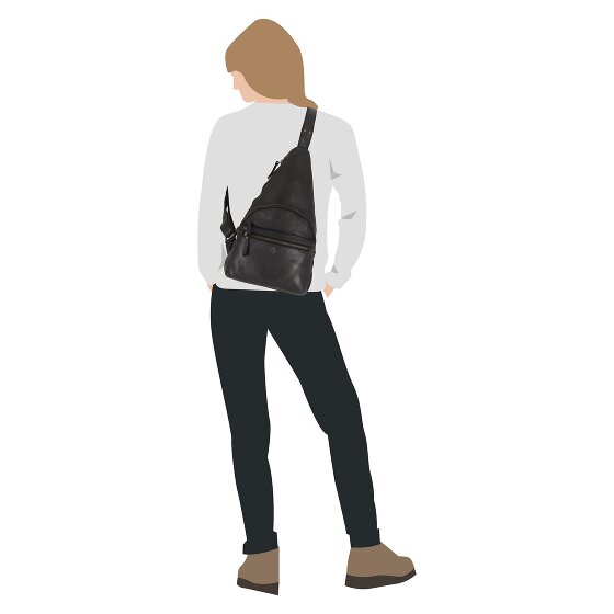 Harbour 2nd Anchor Love Merlin Shoulder bag Genuine Leather 23 cm