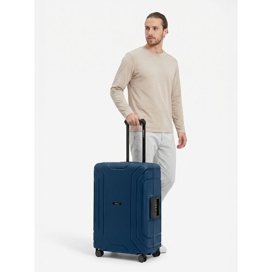 Redolz Essentials 15 4-wheel trolley 65 cm with three-point closure