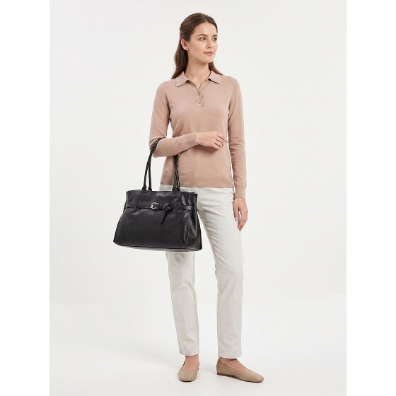 Coccinelle Sabine Shoulder Bag Genuine Leather 36 cm