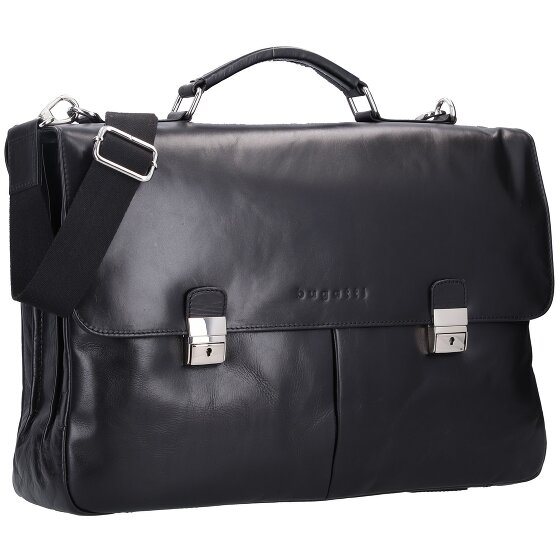 Bugatti Romano Messenger leather 44 cm laptop compartment