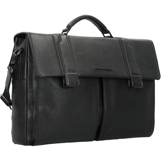 Piquadro Kobe briefcase leather 42 cm laptop compartment