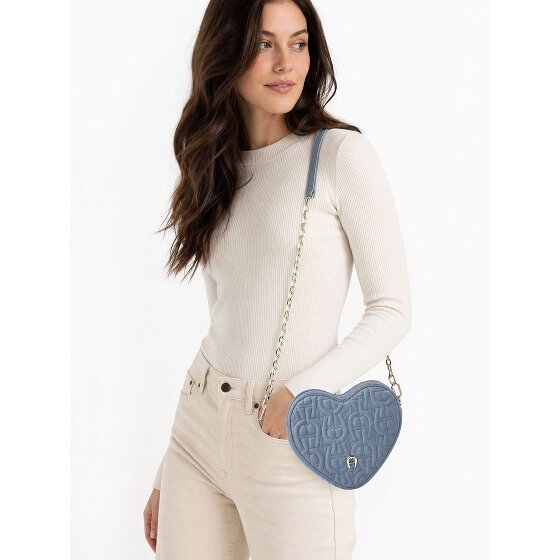 Aigner Fashion Shoulder Bag Genuine Leather 19 cm