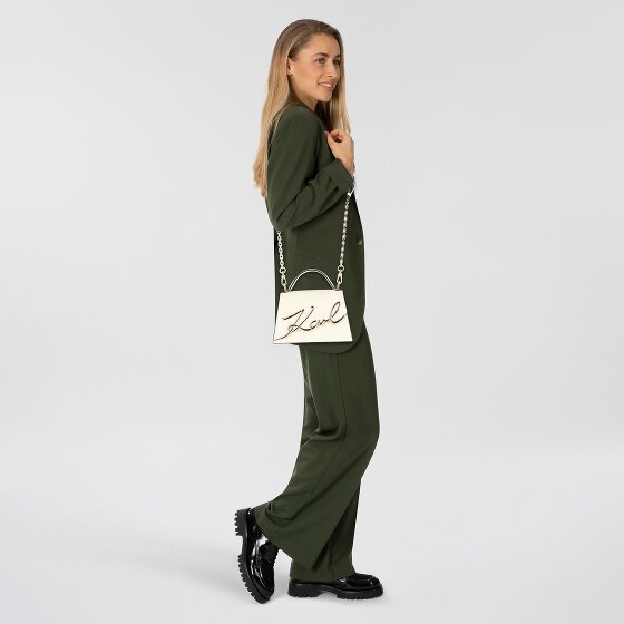 Karl Lagerfeld Signature 2.0 Handbag Leather 21.5 cm