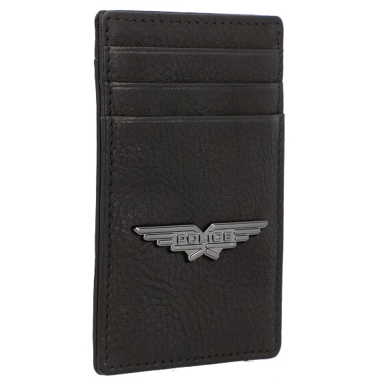 Police PT150-08536 Credit card case leather 7 cm with money clip