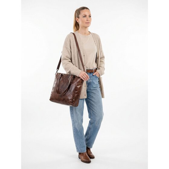 Greenburry Newport Shoulder Bag Genuine Leather 33 cm Laptop compartment