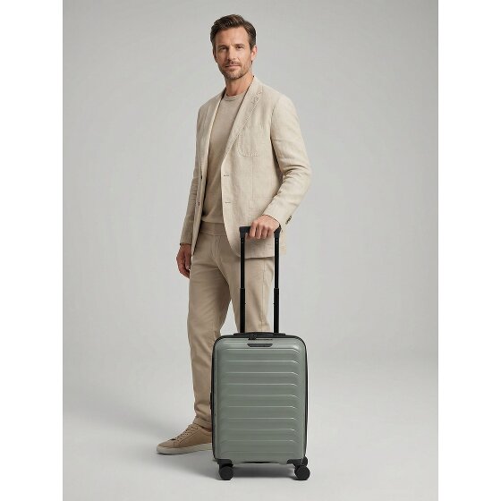 d&n Toronto 4 wheels Cabin trolley S 54 cm with expansion pleat