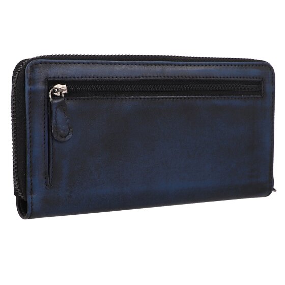Greenburry Destressed Wallet RFID protection Leather 19 cm