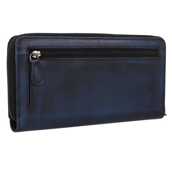 Greenburry Destressed Wallet RFID protection Leather 19 cm