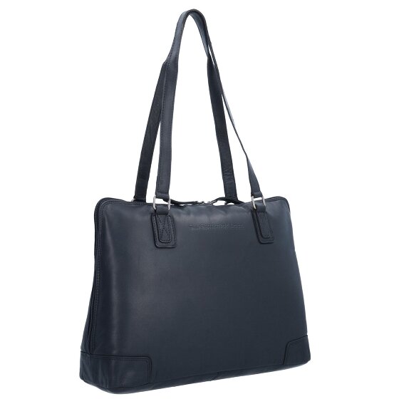 The Chesterfield Brand Wax Pull Up Shoulder Bag Leather 37 cm Laptop compartment