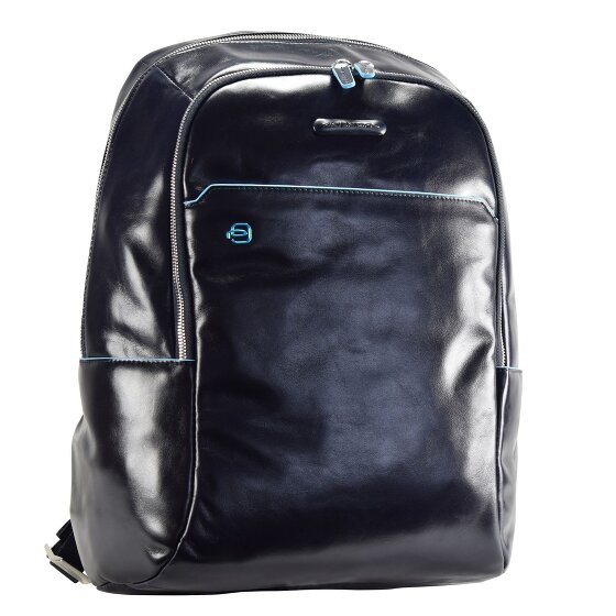 Piquadro Blue Square backpack leather 39 cm laptop compartment