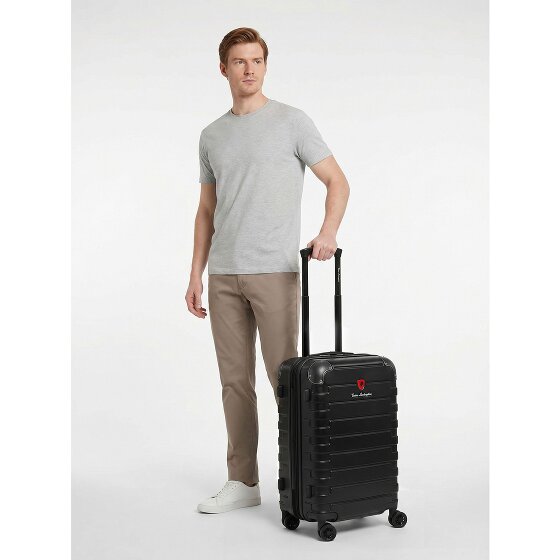 Tonino Lamborghini Milano 4 wheels Cabin suitcase S 54 cm Expandable