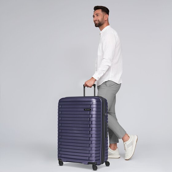 Pactastic Collection 04 THE LARGE + 4 wheels Trolley L 75 cm with expansion pleat