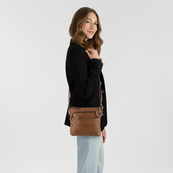 Harbour 2nd Soft Weaving Shoulder bag Leather 25 cm