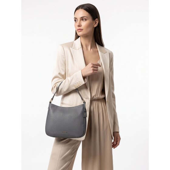 Lazarotti Bologna Leather Hobo Shoulder Bag, Leather, 27 cm