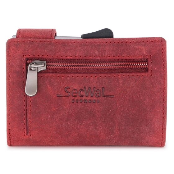SecWal Credit card case wallet RFID leather 9 cm