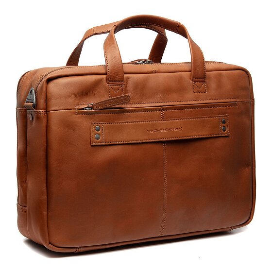 The Chesterfield Brand Wax Pull Up Briefcase Leather 44 cm Laptop compartment