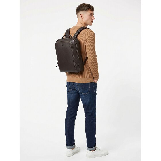 Braun Büffel Novara Business backpack Genuine Leather 40 cm Laptop compartment