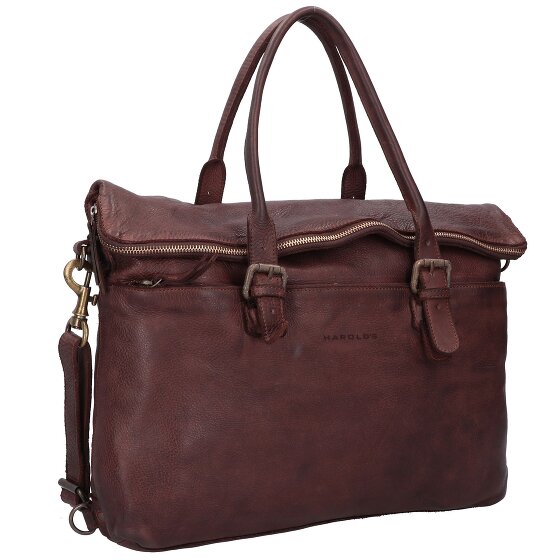 Harold's Submarine briefcase leather 36 cm laptop compartment