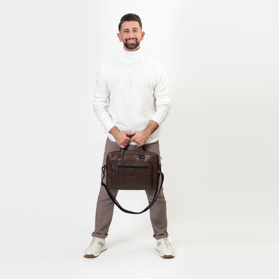 Farmhood Memphis Briefcase Leather 38.5 cm Laptop compartment
