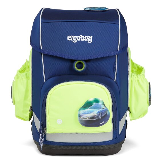 ergobag Accessories Fluo Led Side Pockets Safety Set 3pcs.