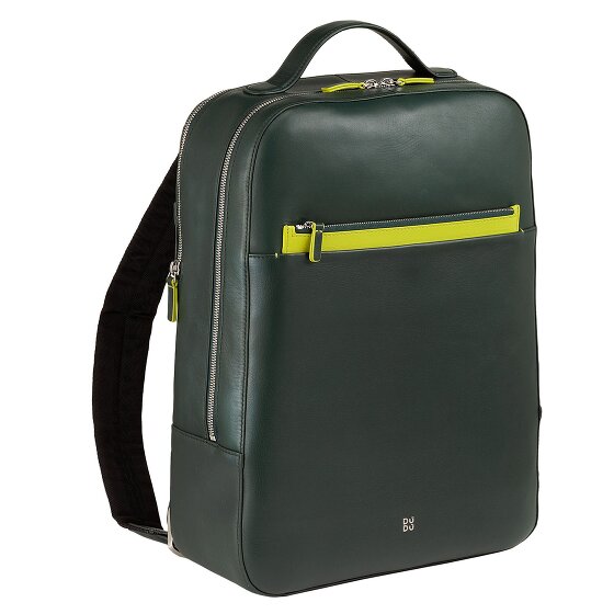 DuDu Backpack leather 40.5 cm laptop compartment