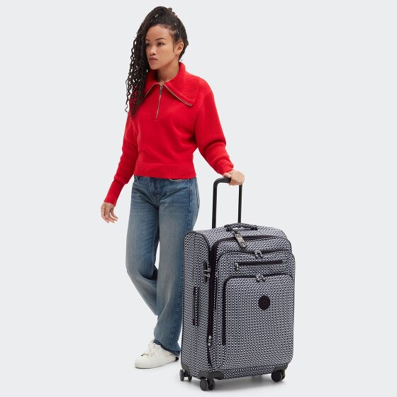 Kipling New Youri Spin M 4 wheels Trolley M 68 cm with expansion pleat