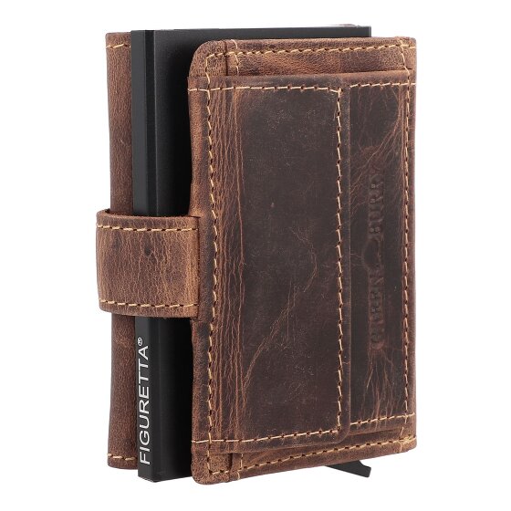 Greenburry Vintage Wallet RFID protection Leather 10 cm