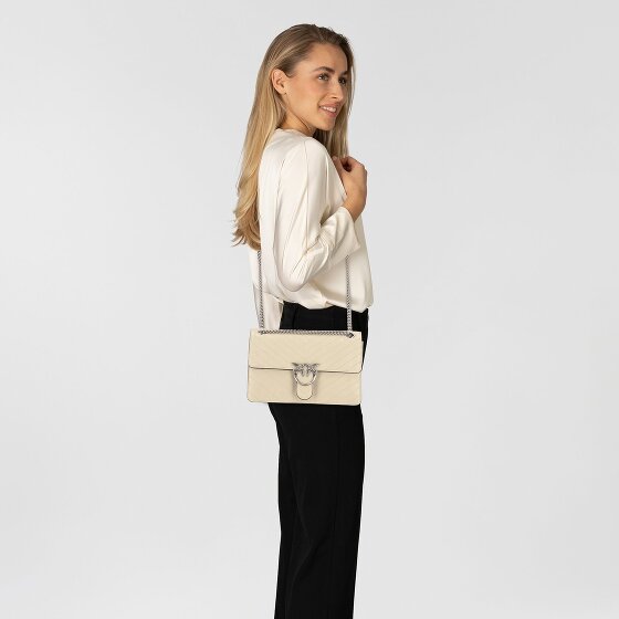 PINKO Love One Shoulder Bag Leather 26 cm