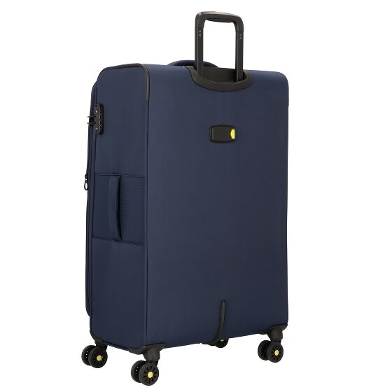 d&n Travel Line 9704 4 wheels Trolley L 78 cm with expansion pleat