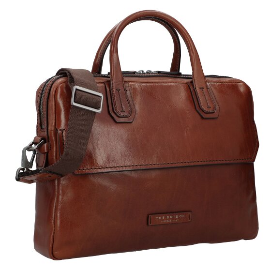The Bridge Williamsburg briefcase leather 37 cm laptop compartment
