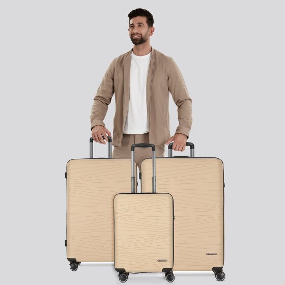 Franky Dallas 3.0 4-wheel suitcase set 3-piece with expansion fold