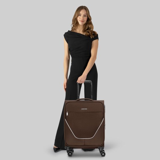 Stratic taska 4 Roll Cabin Trolley S 55 cm with Expanding Pleat