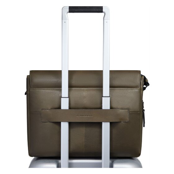 Piquadro Harper Briefcases Messenger Leather 37 cm Laptop compartment