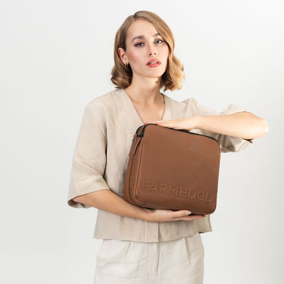 Farmhood Nashville XL shoulder bag 2 compartments leather 29 cm
