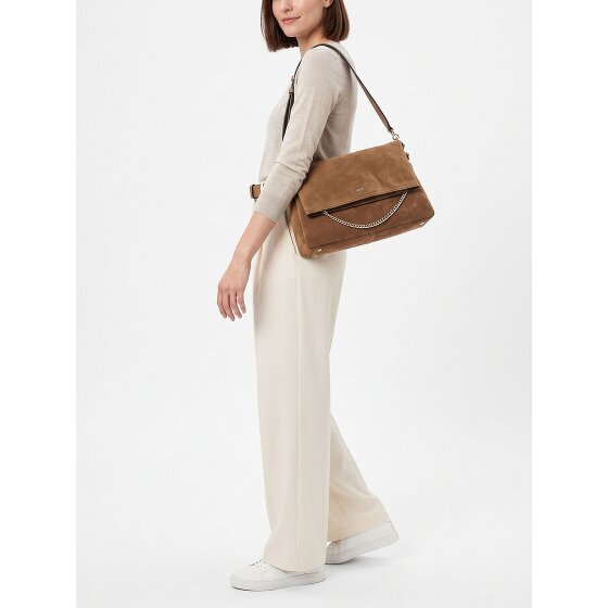 Boss Yelena Shoulder Bag Genuine Leather 38 cm
