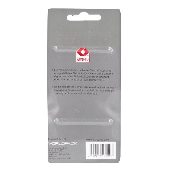 Worldpack Reiseaccessoires Suitcase lock 4 cm