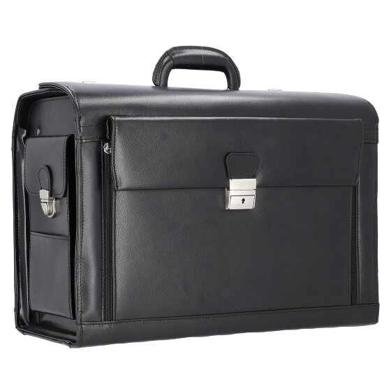 Alassio Leather pilot case 49 cm laptop compartment