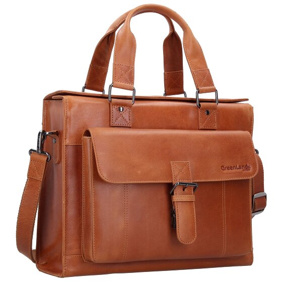 Greenland Nature Light Nature Briefcase Leather 38 cm